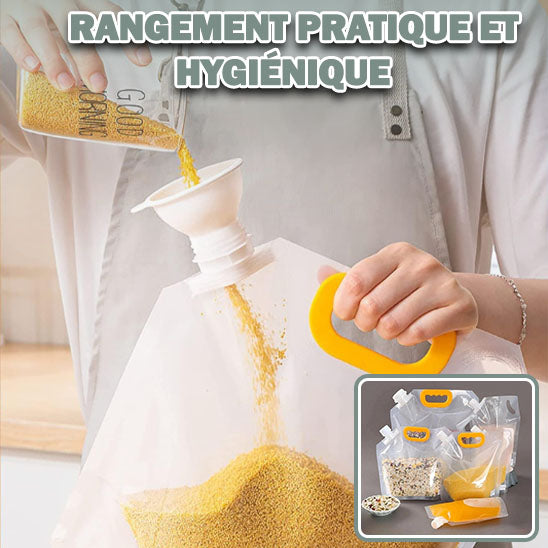 Sac Scellé Transparent de Qualité Alimentaire