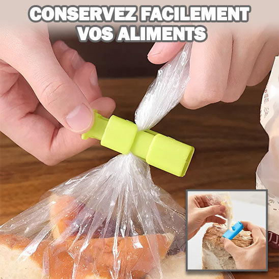 Clips de scellage de sacs 12 pièces