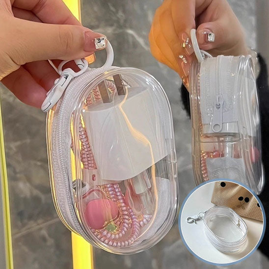 Sac de rangement transparent pour chargeur de câble de données