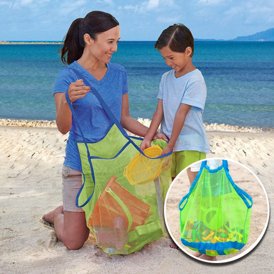 Sac de Jouets Plage en Maille Filet de Rangement