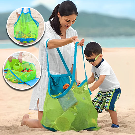 Sac de Jouets Plage en Maille Filet de Rangement