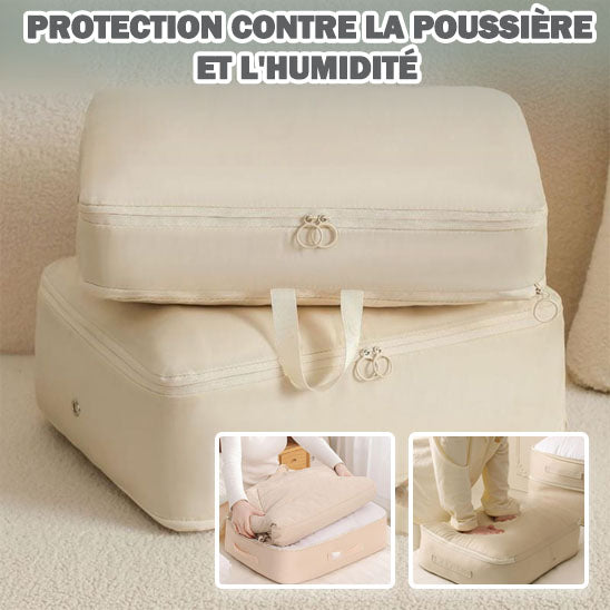 Cube d'emballage de compression, garde-robe, sac de rangemen