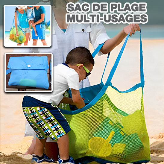 Sac de Jouets Plage en Maille Filet de Rangement